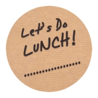 Let's Do Lunch Label 