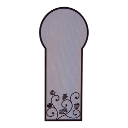 Elegance standard label (keyhole design) 