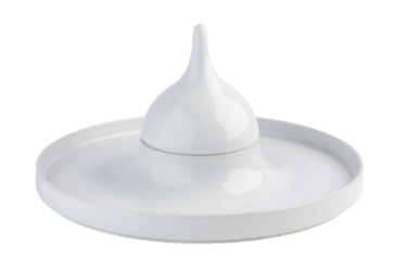 Universal Tastin Plate 24cm with Cloche (Pack of 12) 