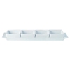 Square Shape Set of 4 Bowls & Tray 38x9cm/15x3.5” (Pack of 6) 
