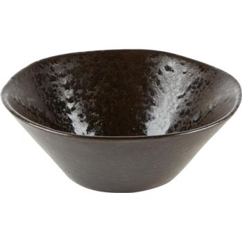 Black Ironstone Bowl 16.5cm (Pack of 6) 