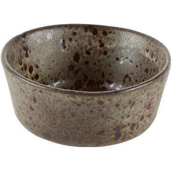 Black Ironstone Bowl 8cm (Pack of 8) 