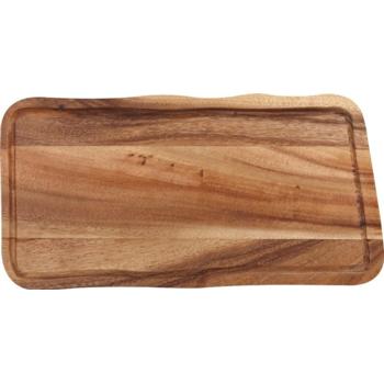 Rectangular Board Groove Acacia 22x40x2cm (Pack of 1) 
