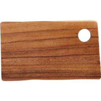 Rectangular Board with Hole Acacia 14x25x2cm (Pack of 1) 