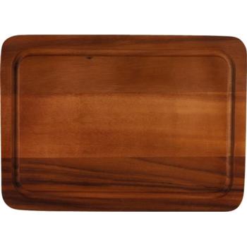 Acacia Cutting Board c/w Groove 28.5x40x2cm (Pack of 1) 