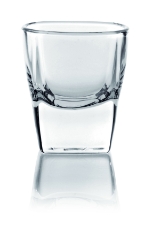 Mini Square Glass 60mm   60ml (2oz) (Pack of 12) 
