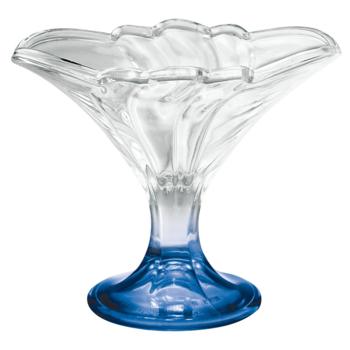 Deliss Sundae Glass 275 - Blue Base (Pack of 6) 