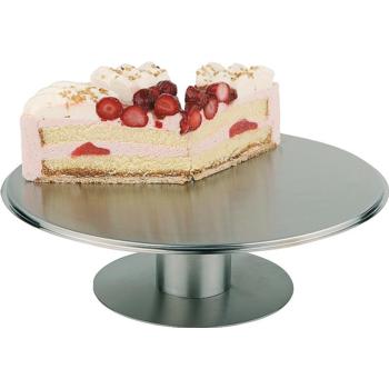 Rotating S/S Cake Stand, Matt Finish 31cm (Pack of 1) 