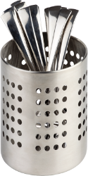 S/S Matt Finish Cutlery Basket 12cm (Pack of 1) 