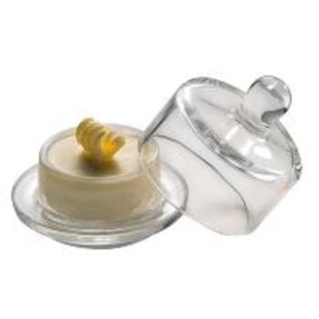 Round Butter Dish 9cm (Pack of 1) 