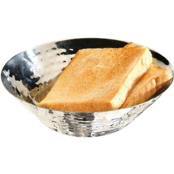 S/S Polished Hammered Bowl for fruit/Bread 16cm (Pack of 1) 
