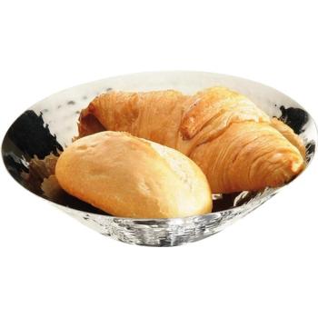 S/S Polished Hammered Bowl for Fruit/Bread 20cm (Pack of 1) 