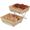 2 Tier Chrome Plated Foldaway Buffet Stand (Pack of 1) 