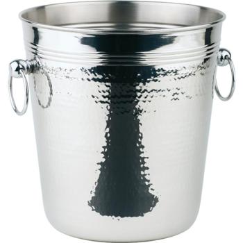 Hammer Finish S/S Wine Cooler (21cm) (Pack of 1) 