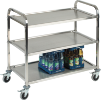 3 Tier S/S Serving Trolley (Pack of 1) 