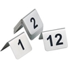 Satin Polished Table Numbers 1-12 (Pack of 1) 