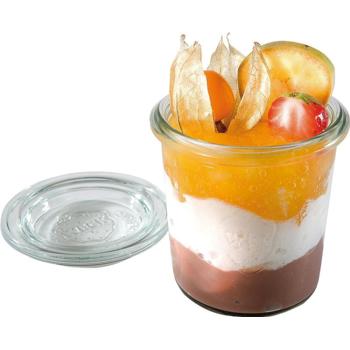 Lidded Glass Display Jar (12 sets) 140ml/5oz (Pack of 1) 