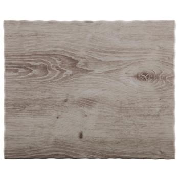 Melamine ?Wood? Tray 32.5x26.5cm (Pack of 1) 