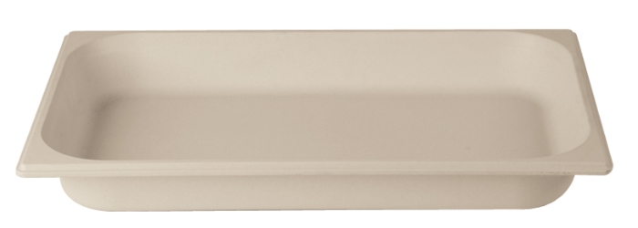 GN 1/1 65mm Gastronorm Bamboo Natural White (Pack of 1) 