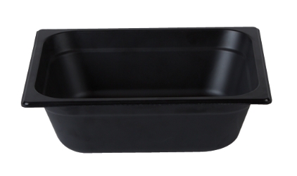 GN 1/2 100mm Gastronorm Bamboo Black (Pack of 1) 