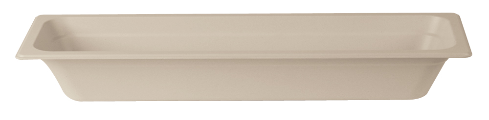 GN 2/4 Gastronorm Bamboo Natural White 65mm (Pack of 1) 