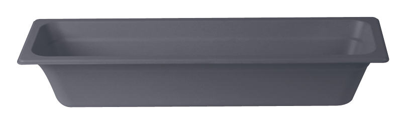 GN 2/4 Gastronorm Bamboo Light Grey 100mm (Pack of 1) 