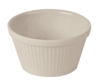 Fluted Ramekin Bamboo Natural White 1oz (Pack of 1) 