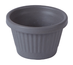 Fluted Ramekin Bamboo Light Grey 1.5oz (Pack of 1) 