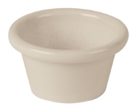 Plain Ramekin Bamboo Natural White 2oz (Pack of 1) 
