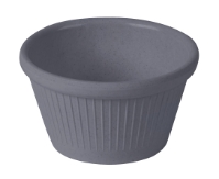 Fluted Ramekin Bamboo Light Grey 3oz (Pack of 1) 