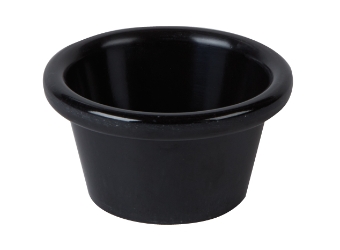 Plain Ramekin Bamboo Black 3oz (Pack of 1) 