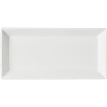 Rectangular Plate 24x12x1cm/9.5?x4.5?x0.5? (Pack of 6) 