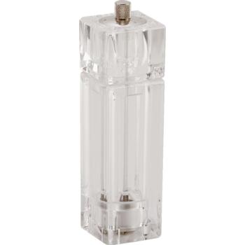 Combo Salt Shaker& Pepper Mill Acrylic 6.5? (Pack of 6) 