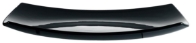 Delice Noir Rectangular Plate 13.8” x 10” 34.9cm x 25.4cm (12 Pack) Delice, Noir, Rectangular, Plate, 13.8", x, 10", 34.9cm, x, 25.4cm