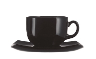 Delice Noir Cup & Saucer (12 of Each) 7.7oz 22cl (24 Pack) Delice, Noir, Cup, &, Saucer, (12, of, Each), 7.7oz, 22cl