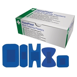 Blue Detectable Plasters Mix 5 Types Box 100 (Each) Blue, Detectable, Plasters, Mix, 5, Types, Box, 100, Nevilles