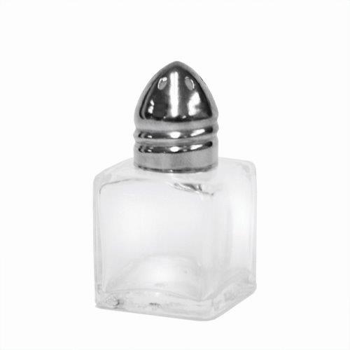 15ml / 1/2 oz Stainless Steel Cube Salt & Pepper Shaker 