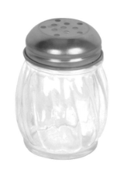 177ml / 6 oz Stainless Steel Perf Swirl Cheese Shaker 