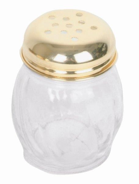 177ml / 6 oz Gold Perf Swirl Cheese Shaker 