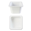 GN 1/6 100mm Deep Gastronorm Pan, Melamine, White 