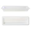 GN 2/4 65mm Deep Gastronorm Pan, Melamine, White 