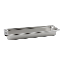 Stainless Steel Gastronorm Pan 2/4 - 65mm deep (Each) Stainless, Steel, Gastronorm, Pan, 2/4, 65mm, deep, Nevilles