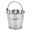 Galvanised Steel Serving Bucket 10cm (Each) Galvanised, Steel, Serving, Bucket, 10cm, Nevilles