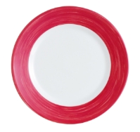 Brush Cherry Red Side Plate 6.1” 15.5cm (24 Pack) Brush, Cherry, Red, Side, Plate, 6.1", 15.5cm