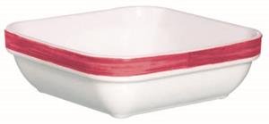 Brush Cherry Red Square Multi Purpose Dish 4.3” 11cm (24 Pack) Brush, Cherry, Red, Square, Multi, Purpose, Dish, 4.3", 11cm