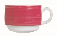 Brush Cherry Red Stacking Cup 6.7oz 19cl (48 Pack) Brush, Cherry, Red, Stacking, Cup, 6.7oz, 19cl