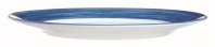 Brush Blue Jeans Dinner Plate 9.3” 23.5cm (24 Pack) Brush, Blue, Jeans, Dinner, Plate, 9.3", 23.5cm