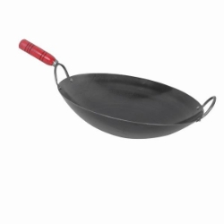 355mm / 14? Iron Wok with Wood Handle 