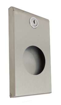 Sanitary Bag Holder  -  Brushed Stainless 