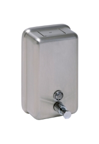 1200ml  Vertical Soap Dispenser -  Brushed Stainless 